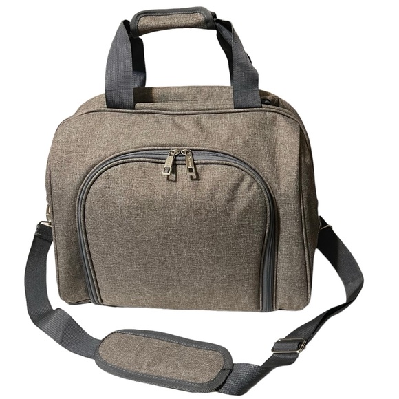 NWOT California Picnic All-in-One Shoulder Insulated Bag 4-Piece Cutlery Cheese! - Picture 3 of 15